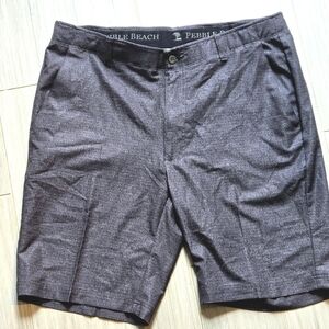 Pebble Beach Gray Performance Lightweight Activewear Golf Shorts Men’s Size 36